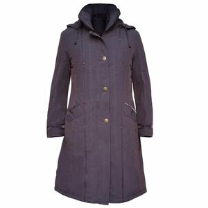 Zenwuu Women Pocket Parka Wind Coat Jacket Casual Outwear With Hood Size  Large
